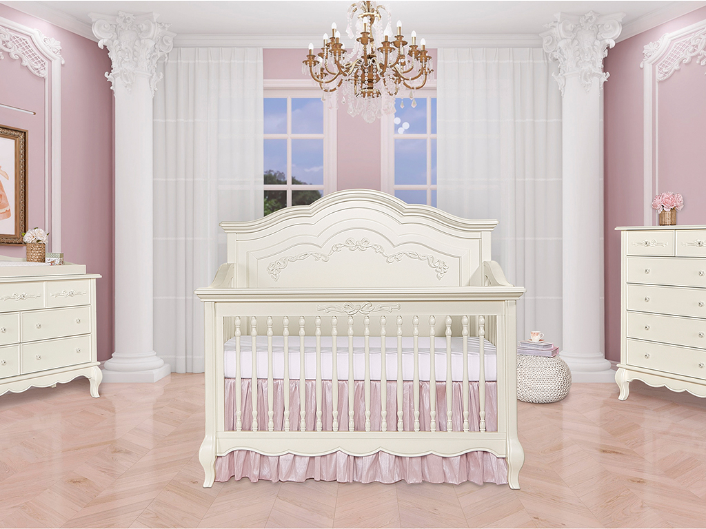 Evolur aurora crib ivory lace on sale